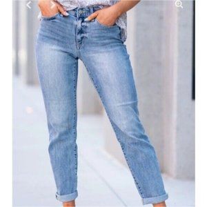 Judy Blue Jeans Women’s 31 blue high rise slim fit denim classic minimalist work